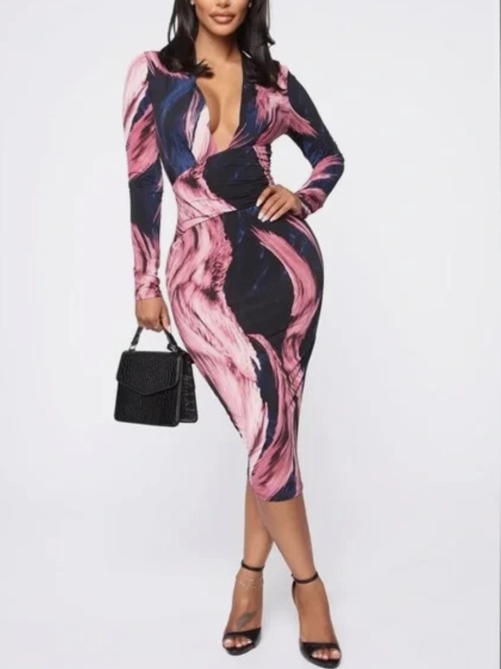 Artistic Side Midi Dress